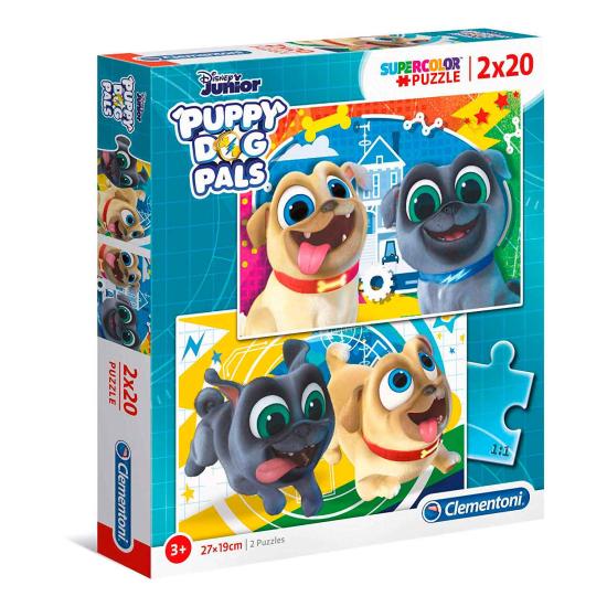 Puzzle Clementoni Puppy Dog Pals 2x20 Peças