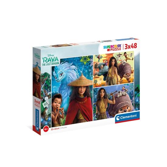 Puzzle Clementoni Raya e O Último Dragão 3 x 48 P.