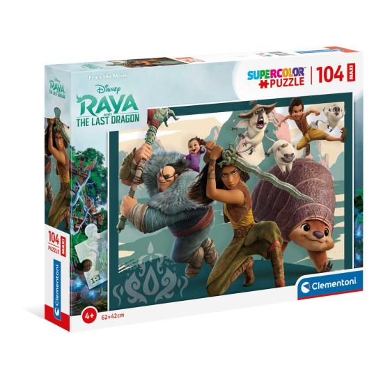 Puzzle Clementoni Raya e o Último Dragão Maxi 104 Pçs