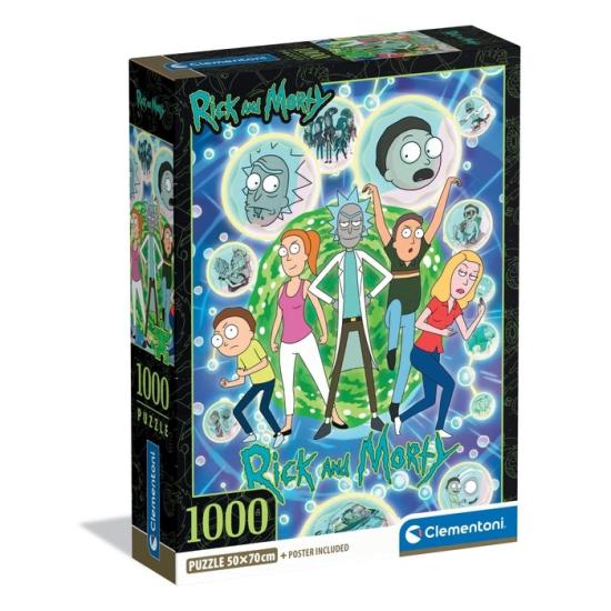 Puzzle Clementoni Rick and Morty I de 1000 Peças