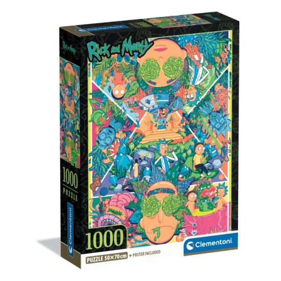 Puzzle Clementoni Rick and Morty II de 1000 Peças