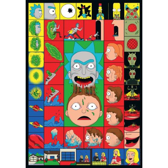 Puzzle Clementoni Rick and Morty III de 1000 Peças