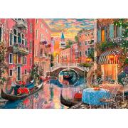 Puzzle Clementoni Romântico Pôr do Sol em Veneza 6000 Peças