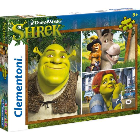 Puzzle Clementoni Shrek 3 x 48 Peças