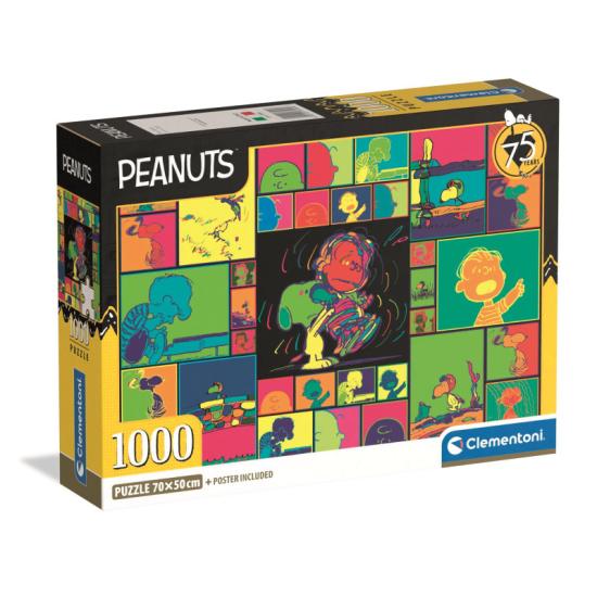 Puzzle Clementoni Snoopy Peanuts Cor 1000 Peças