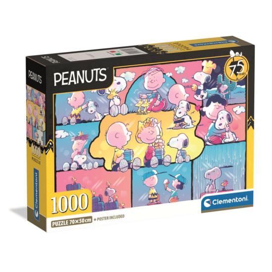 Puzzle Clementoni Snoopy Peanuts Momentos 1000 Peças Puzzle Clementoni Snoopy Peanuts Momentos 1000 Peças