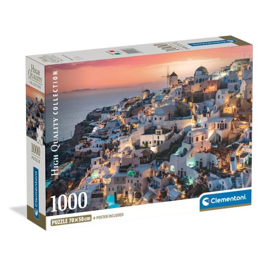 Puzzle Clementoni Sombras De Santorini 1000 Peças