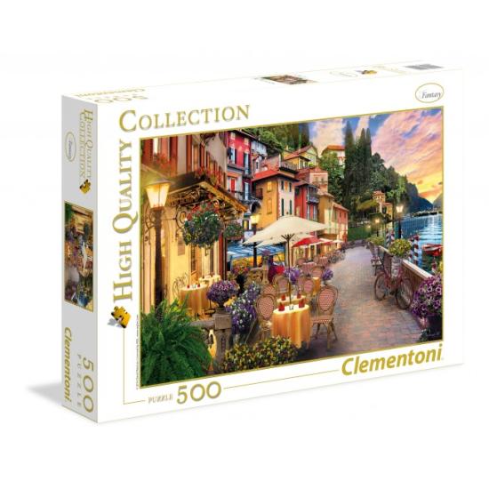 Puzzle Clementoni Lago de Como de 500 peças
