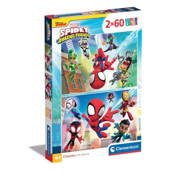 Puzzle Clementoni Spidey Amazing Friends 2 x 60 Peças