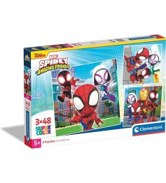 Puzzle Clementoni Spidey and Amazing Friends 3 x 48 peças