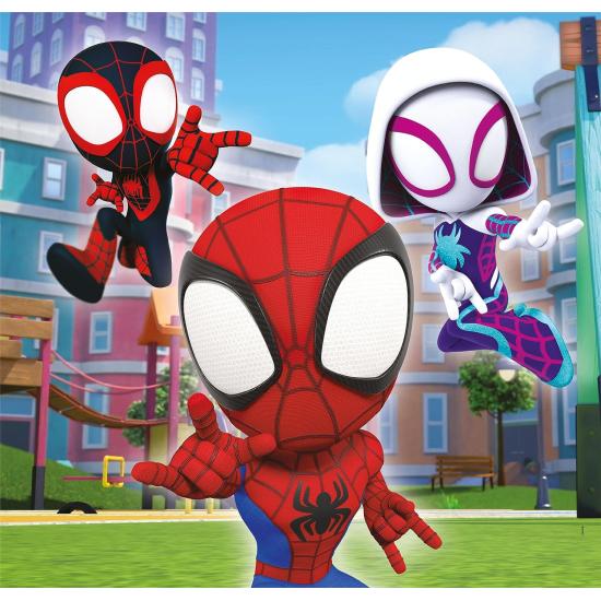 Puzzle Clementoni Spidey and Amazing Friends 3 x 48 peças Puzzle Clementoni Spidey and Amazing Friends 3 x 48 peças