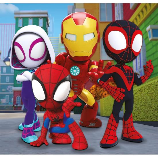 Puzzle Clementoni Spidey and Amazing Friends 3 x 48 peças Puzzle Clementoni Spidey and Amazing Friends 3 x 48 peças