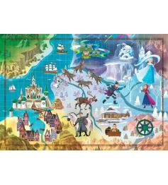 Puzzle de 1000 peças de mapas de histórias de Clementoni