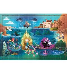 Puzzle Clementoni Story Maps A Pequena Sereia de 1000 Peças