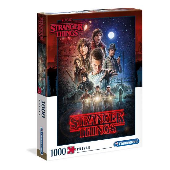 Puzzle Clementoni Stranger Things 1 1000 peças Puzzle Clementoni Stranger Things 1 1000 peças