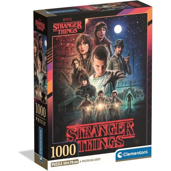Puzzle Clementoni Stranger Things 1 1000 peças