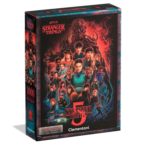 Puzzle Clementoni Stranger Things 5 1000 peças