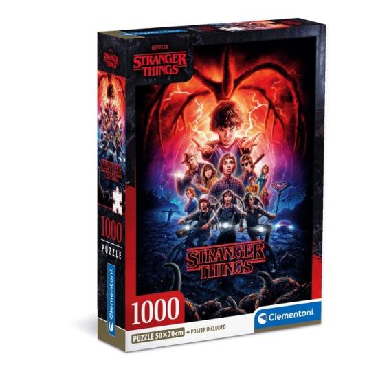 Puzzle Clementoni Stranger Things  2 de 1000 peças Puzzle Clementoni Stranger Things  2 de 1000 peças