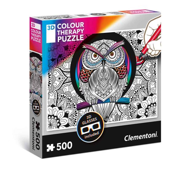 Clementoni THERAPY A Coruja Puzzle 500 Peças