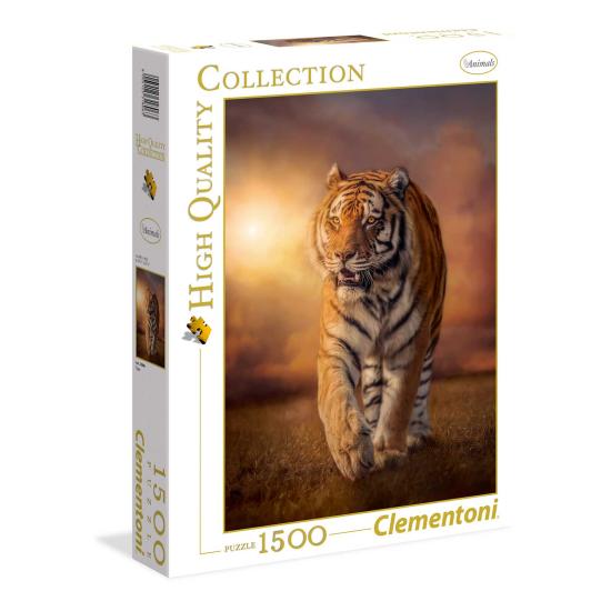 Puzzle Clementoni Tiger at Sunset 1500 peças