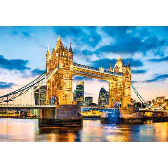 Puzzle Clementoni Tower Bridge ao Entardecer 2000 Pçs Puzzle Clementoni Tower Bridge ao Entardecer 2000 Pçs