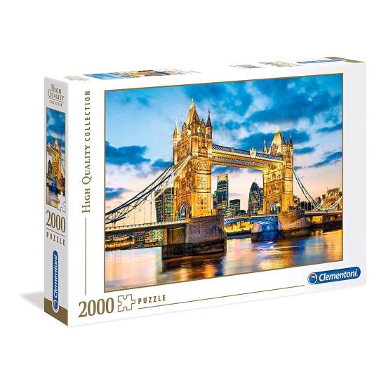 Puzzle Clementoni Tower Bridge ao Entardecer 2000 Pçs Puzzle Clementoni Tower Bridge ao Entardecer 2000 Pçs