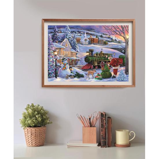 Puzzle Clementoni Trem De Natal 500 peças