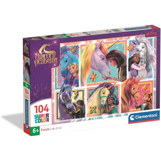 Puzzle Clementoni Unicorn Academy: Unicornios 104 Peças Puzzle Clementoni Unicorn Academy: Unicornios 104 Peças