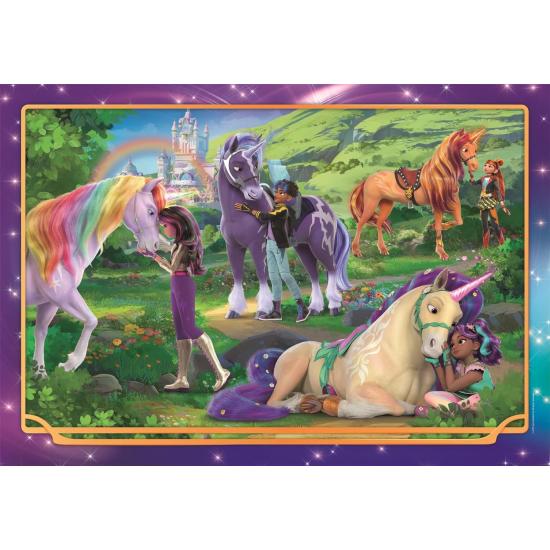 Puzzle Clementoni Unicorn Academy: No Prado 104 Peças Puzzle Clementoni Unicorn Academy: No Prado 104 Peças