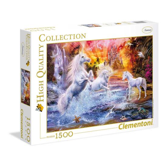 Puzzle Clementoni Unicórnios Selvagens 1500 Peças Puzzle Clementoni Unicórnios Selvagens 1500 Peças