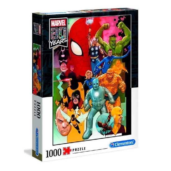 Puzzle Clementoni Universo Marvel Anos 80 de 1000 Peças