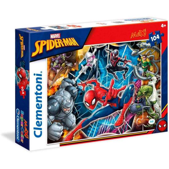 Puzzle Clementoni Vilões do Homem-Aranha Maxi 104 Peças