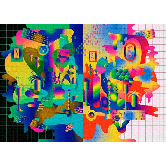 Puzzle cromático de 1.000 peças Cloudberries