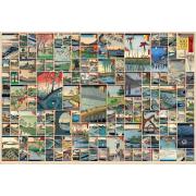 Puzzle Cobble Hill 100 Vistas Famosas de Edo 2000 peças