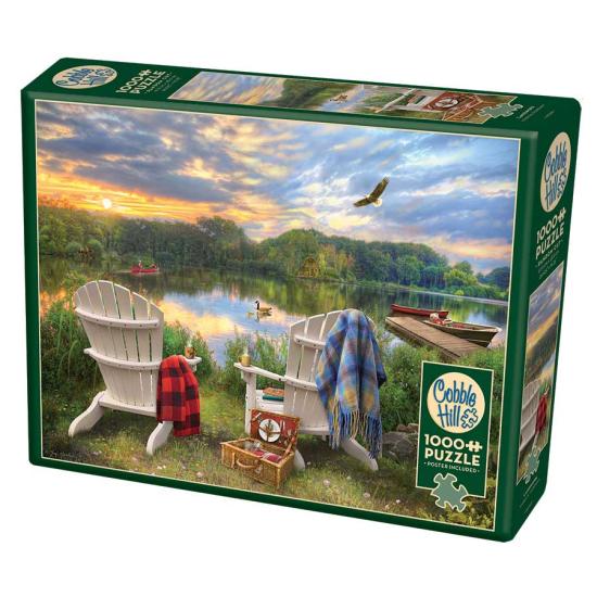 Puzzle de 1000 peças Cobble Hill Lakeside