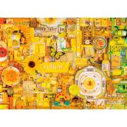 Puzzle Cobble Hill Amarelo 1000 Peças