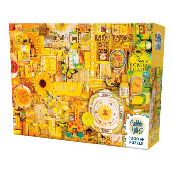 Puzzle Cobble Hill Amarelo 1000 Peças