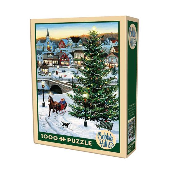 Puzzle de árvore de Natal Cobble Hill 1000 peças