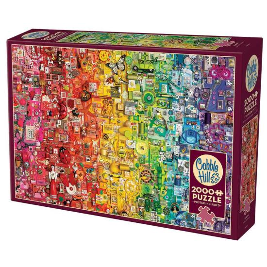 Puzzle Cobble Hill Rainbow 2000 Peças Puzzle Cobble Hill Rainbow 2000 Peças