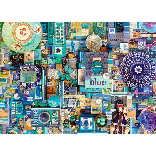 Puzzle Cobble Hill Azul 1000 Peças