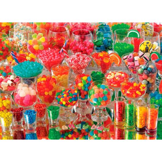 Puzzle de barra de chocolate Cobble Hill 1000 peças Puzzle de barra de chocolate Cobble Hill 1000 peças