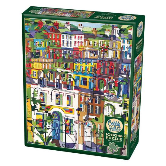 Puzzle colorido bairro Cobble Hill 1000 peças