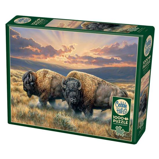 Puzzle Cobble Hill Bisons on the Plains de 1000 peças