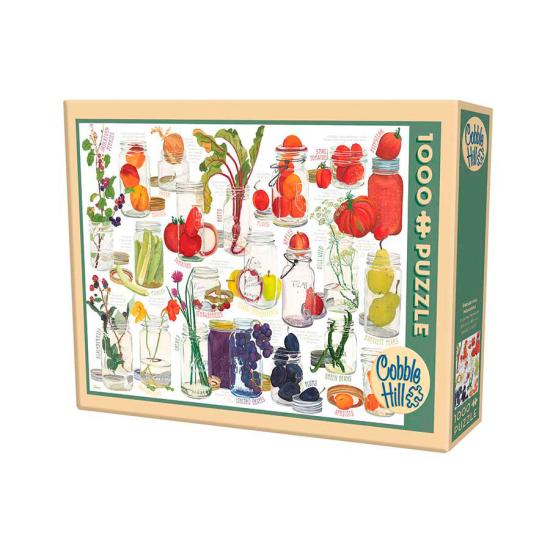 Puzzle de potes de conserva Cobble Hill 1000 peças