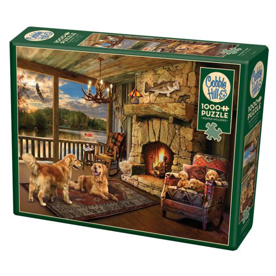 Puzzle Cobble Hill Lakeside Cabin 1000 peças