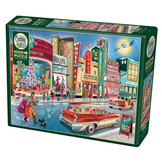 Puzzle vintage de 1000 peças Cobble Hill High Street Puzzle vintage de 1000 peças Cobble Hill High Street