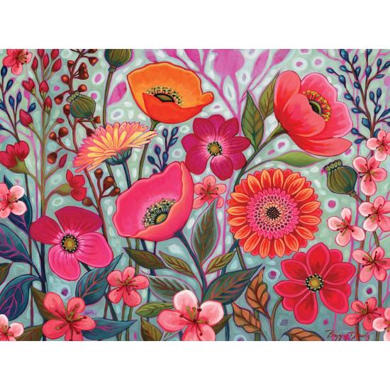 Puzzle de jardim colorido Cobble Hill XXL 275 peças