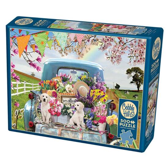 Puzzle Cobble Hill XXL Spring Truck 500 peças