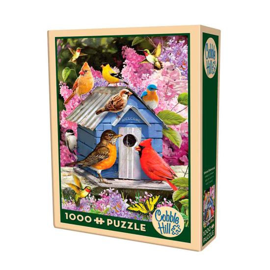 Puzzle Cobble Hill Spring Birdhouse, 1000 peças