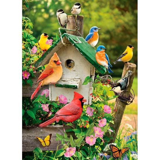 Puzzle Cobble Hill Summer Birdhouse 1000 peças